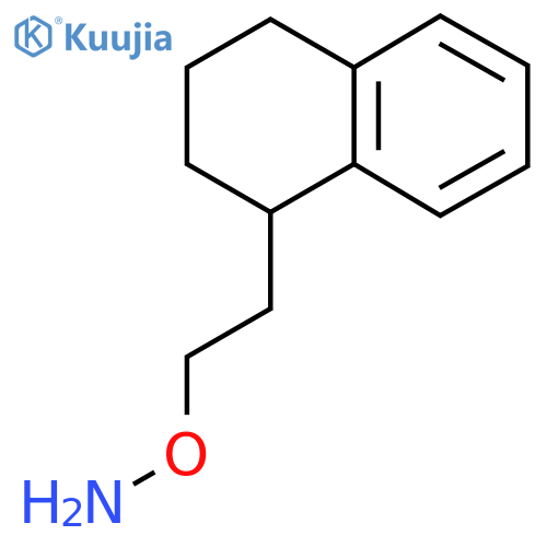 O-2-(1,2,3,4-tetrahydronaphthalen-1-yl)ethylhydroxylamine structure