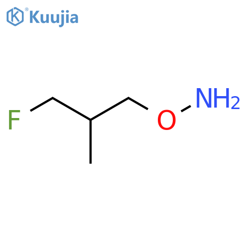 O-(3-fluoro-2-methylpropyl)hydroxylamine structure