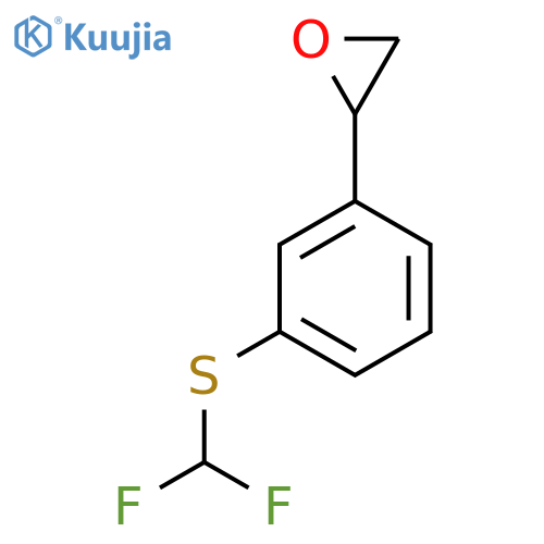 2-{3-(difluoromethyl)sulfanylphenyl}oxirane structure