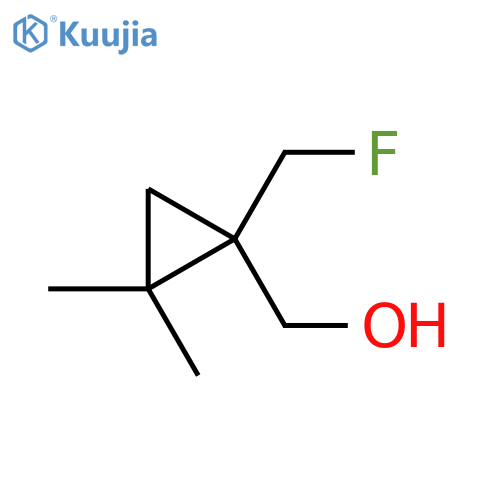 1-(fluoromethyl)-2,2-dimethylcyclopropylmethanol structure