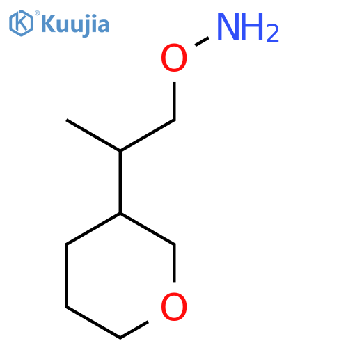 O-2-(oxan-3-yl)propylhydroxylamine structure