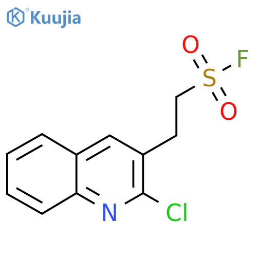 2-(2-chloroquinolin-3-yl)ethane-1-sulfonyl fluoride structure