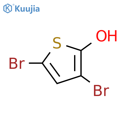 3,5-dibromothiophen-2-ol structure