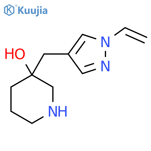 3-(1-ethenyl-1H-pyrazol-4-yl)methylpiperidin-3-ol structure