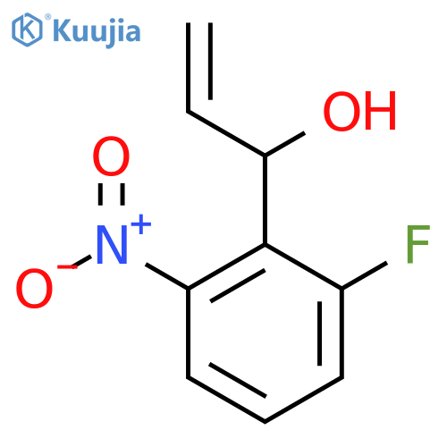 1-(2-Fluoro-6-nitrophenyl)prop-2-en-1-ol structure