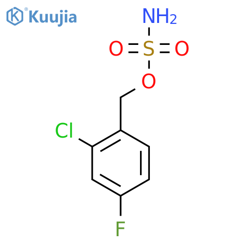(2-chloro-4-fluorophenyl)methyl sulfamate structure