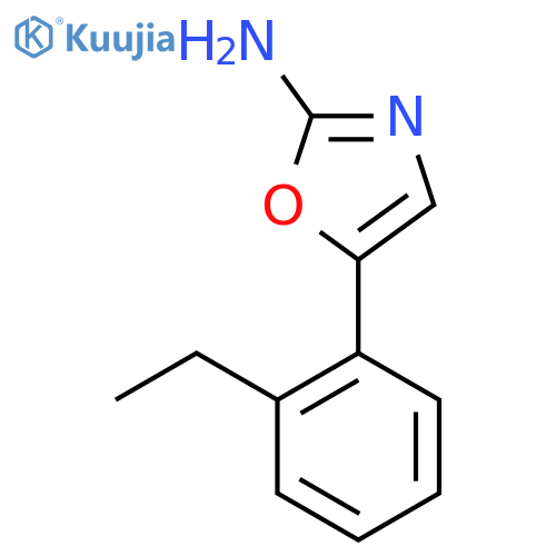 5-(2-ethylphenyl)-1,3-oxazol-2-amine structure