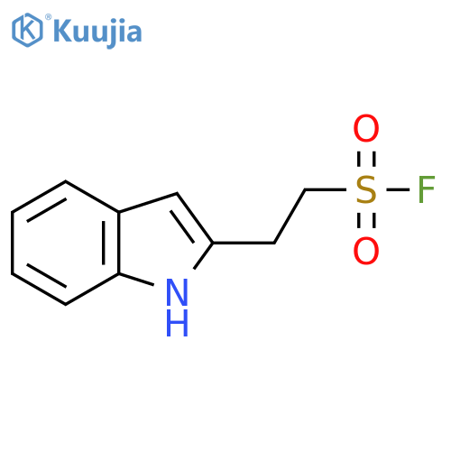 2-(1H-indol-2-yl)ethane-1-sulfonyl fluoride structure