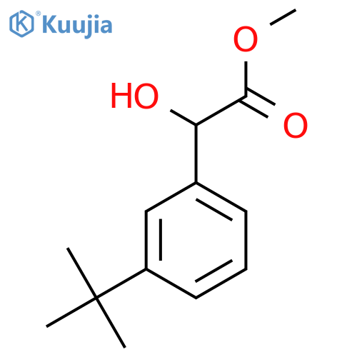 methyl 2-(3-tert-butylphenyl)-2-hydroxyacetate structure