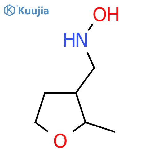 N-(2-methyloxolan-3-yl)methylhydroxylamine structure