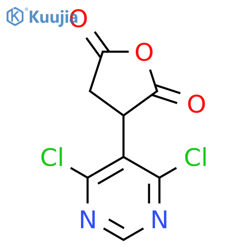 3-(4,6-dichloropyrimidin-5-yl)oxolane-2,5-dione structure