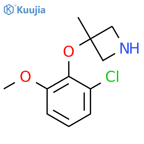 3-(2-chloro-6-methoxyphenoxy)-3-methylazetidine structure