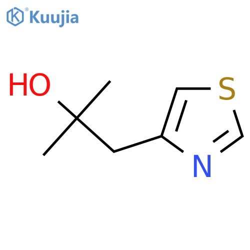 2-methyl-1-(1,3-thiazol-4-yl)propan-2-ol structure