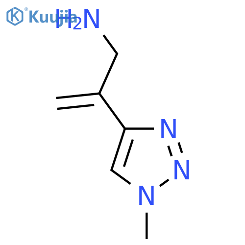 2-(1-methyl-1H-1,2,3-triazol-4-yl)prop-2-en-1-amine structure
