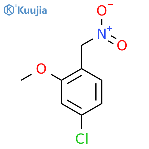 4-chloro-2-methoxy-1-(nitromethyl)benzene structure