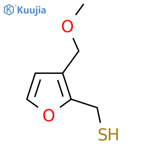 3-(methoxymethyl)furan-2-ylmethanethiol structure