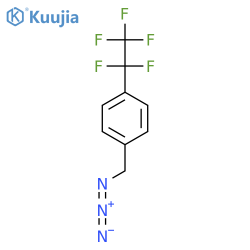 1-(azidomethyl)-4-(pentafluoroethyl)benzene structure