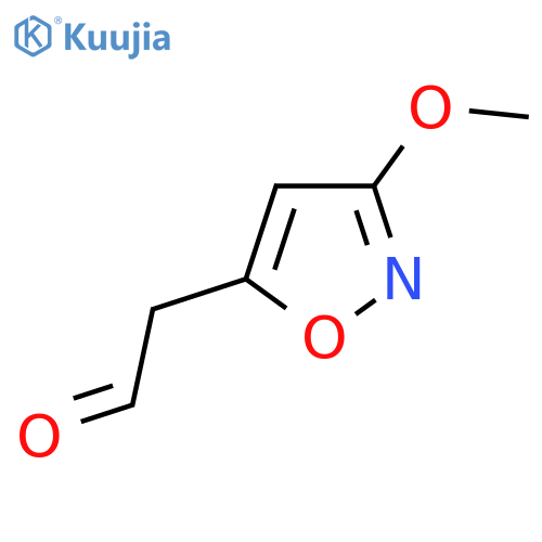 2-(3-methoxy-1,2-oxazol-5-yl)acetaldehyde structure