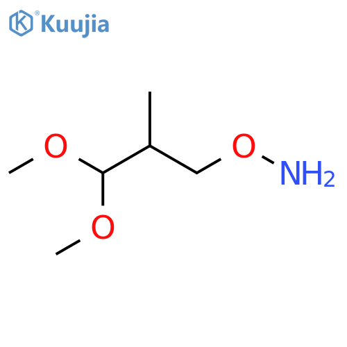 O-(3,3-dimethoxy-2-methylpropyl)hydroxylamine structure