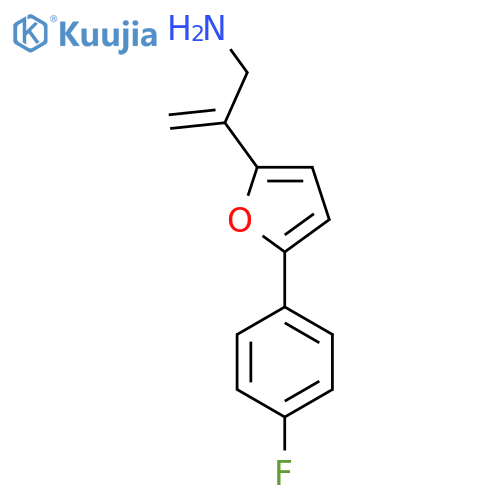 2-5-(4-fluorophenyl)furan-2-ylprop-2-en-1-amine structure