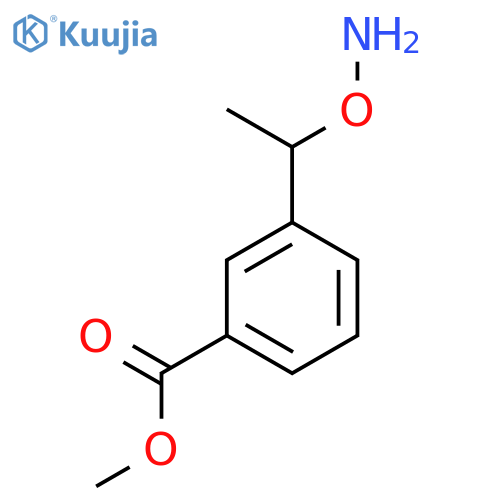 methyl 3-1-(aminooxy)ethylbenzoate structure
