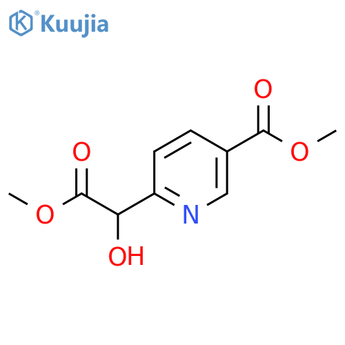 methyl 6-(1-hydroxy-2-methoxy-2-oxoethyl)pyridine-3-carboxylate structure