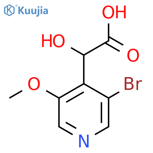 2-(3-bromo-5-methoxypyridin-4-yl)-2-hydroxyacetic acid structure