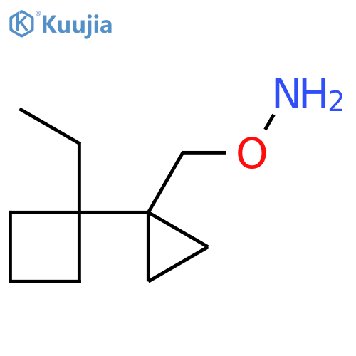 O-{1-(1-ethylcyclobutyl)cyclopropylmethyl}hydroxylamine structure