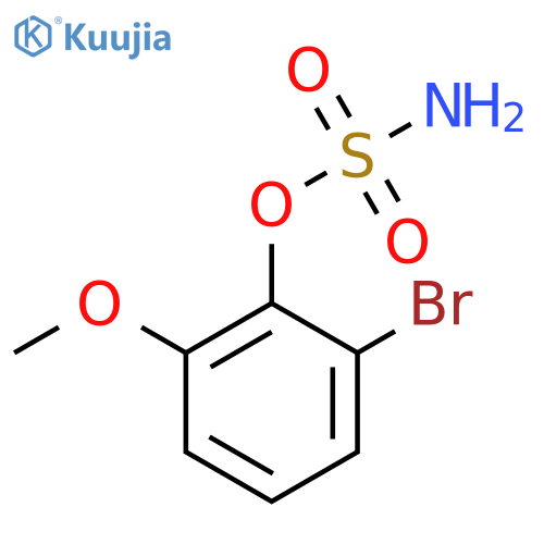 2-bromo-6-methoxyphenyl sulfamate structure