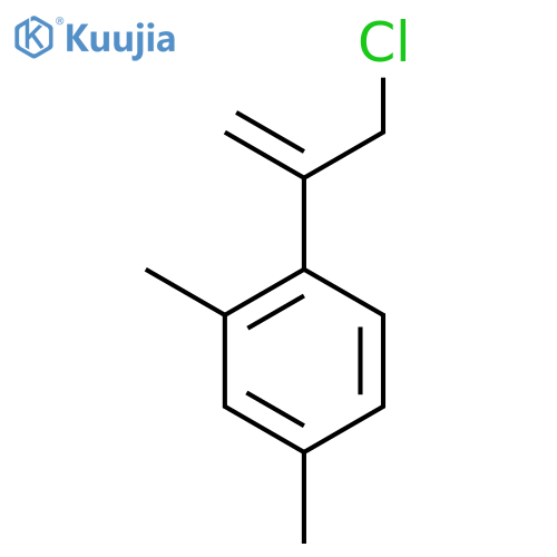 1-(3-chloroprop-1-en-2-yl)-2,4-dimethylbenzene structure