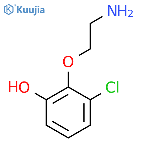 2-(2-aminoethoxy)-3-chlorophenol structure