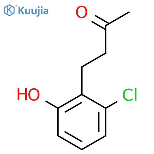 4-(2-chloro-6-hydroxyphenyl)butan-2-one structure