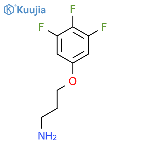 3-(3,4,5-trifluorophenoxy)propan-1-amine structure