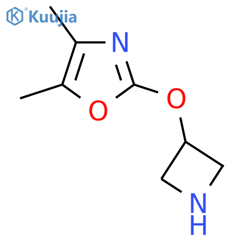 2-(Azetidin-3-yloxy)-4,5-dimethyl-1,3-oxazole structure