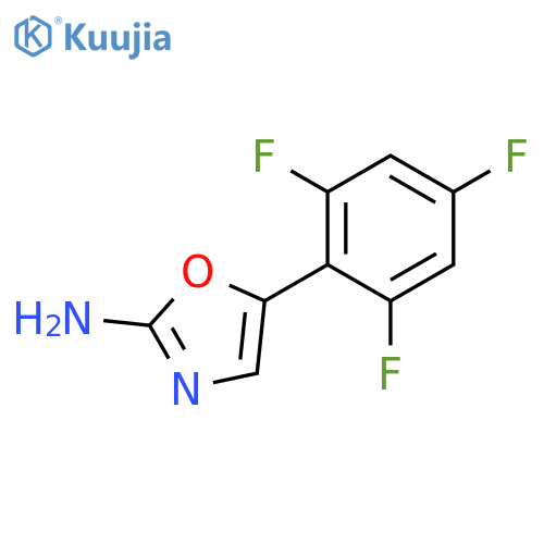 5-(2,4,6-trifluorophenyl)-1,3-oxazol-2-amine structure