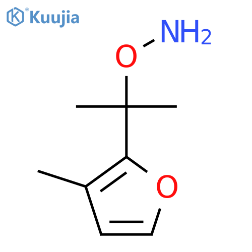 O-2-(3-methylfuran-2-yl)propan-2-ylhydroxylamine structure