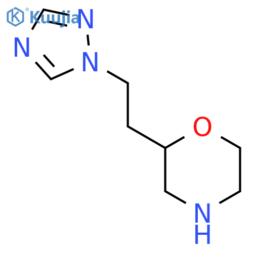 2-2-(1H-1,2,4-triazol-1-yl)ethylmorpholine structure