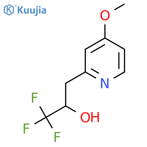 1,1,1-trifluoro-3-(4-methoxypyridin-2-yl)propan-2-ol structure