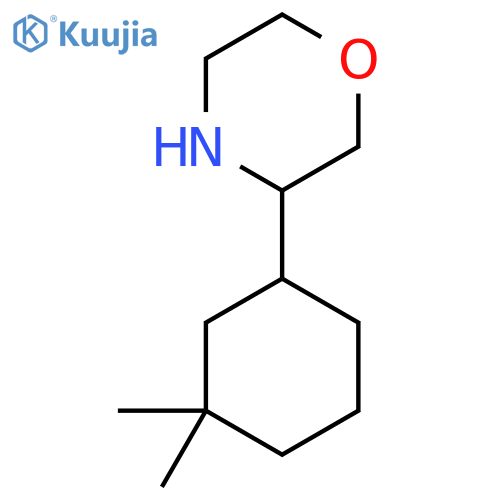 3-(3,3-Dimethylcyclohexyl)morpholine structure