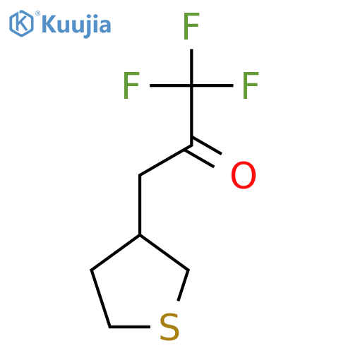 1,1,1-trifluoro-3-(thiolan-3-yl)propan-2-one structure