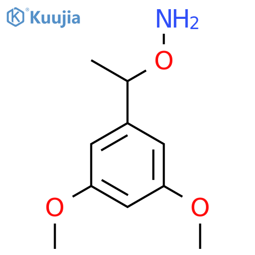 O-1-(3,5-dimethoxyphenyl)ethylhydroxylamine structure