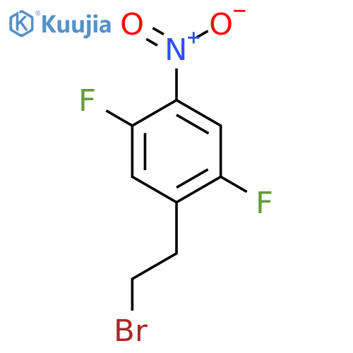1-(2-bromoethyl)-2,5-difluoro-4-nitrobenzene structure