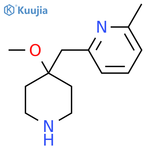2-(4-methoxypiperidin-4-yl)methyl-6-methylpyridine structure