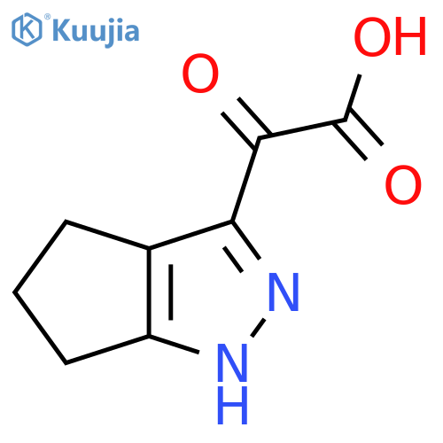 2-{1H,4H,5H,6H-cyclopentacpyrazol-3-yl}-2-oxoacetic acid structure