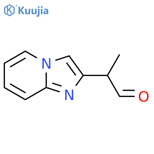 2-{imidazo1,2-apyridin-2-yl}propanal structure