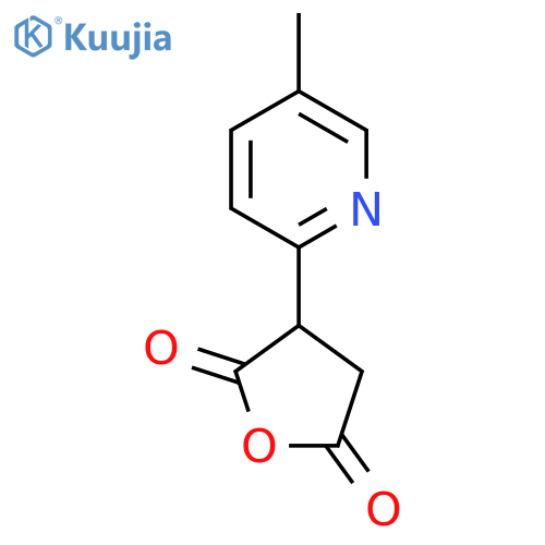 3-(5-methylpyridin-2-yl)oxolane-2,5-dione structure