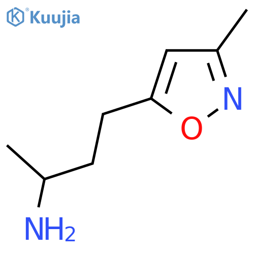 4-(3-methyl-1,2-oxazol-5-yl)butan-2-amine structure