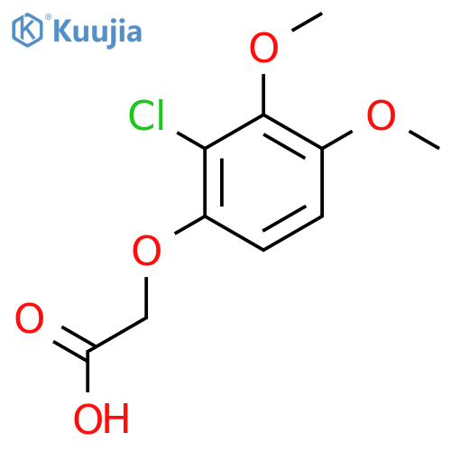 2-(2-chloro-3,4-dimethoxyphenoxy)acetic acid structure