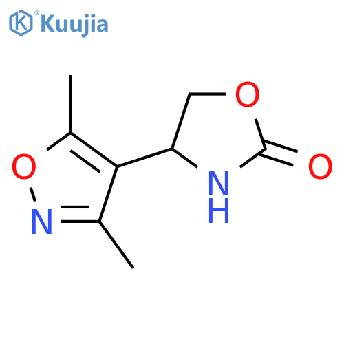 4-(dimethyl-1,2-oxazol-4-yl)-1,3-oxazolidin-2-one structure