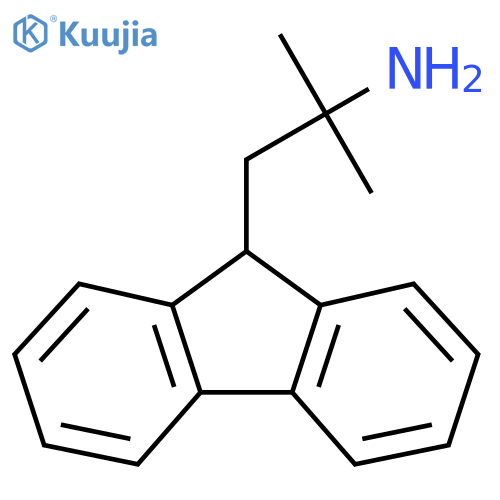 1-(9H-fluoren-9-yl)-2-methylpropan-2-amine structure